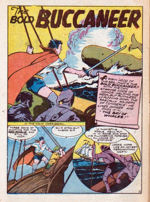 The Bold C=Buccaneer splash from Bombadier Comics