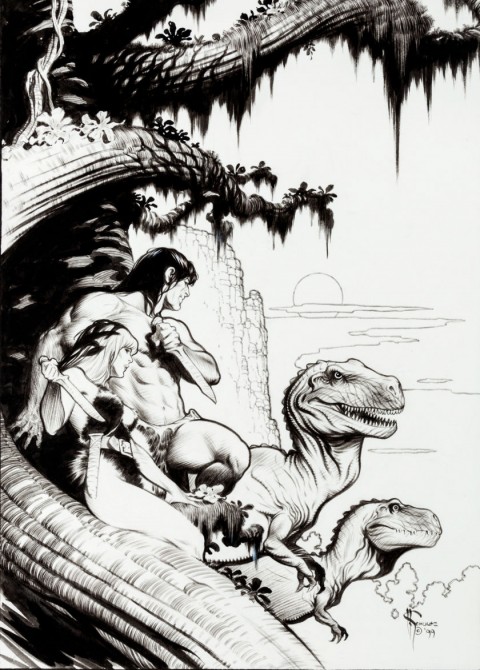 Tarzan The Untamed cover by Mark Schultz.  Source.