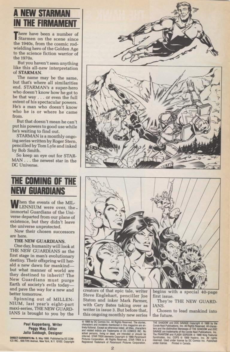 Time Capsule: DC Direct Currents 5, May 1988 • Comic Book Daily